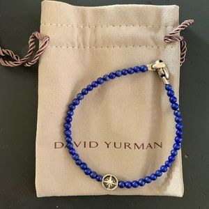 David Yurman Spiritual Beads Compass Bracelet w/ lapis